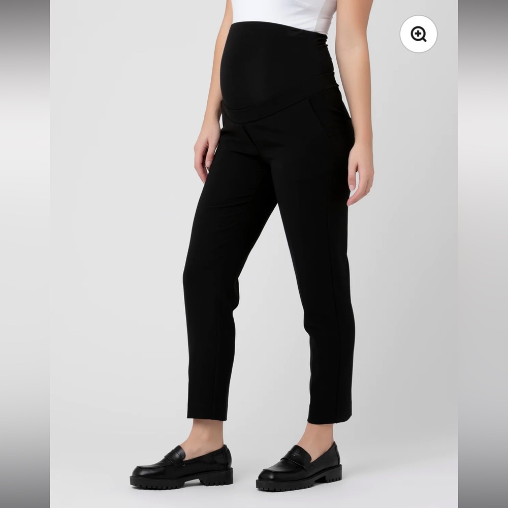 Ripe Maternity Black Maternity Slim Ankle Pants